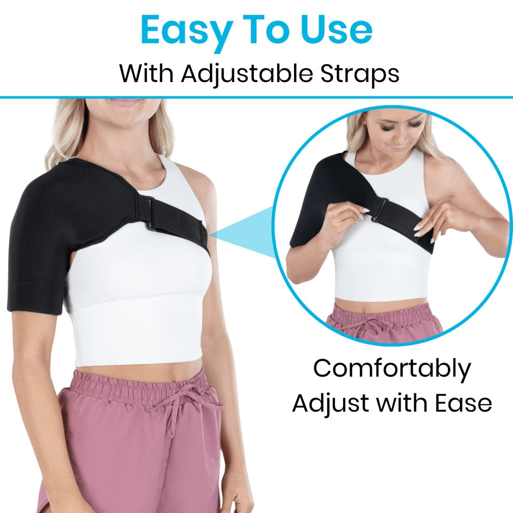 adjustable shoulder muscle pad