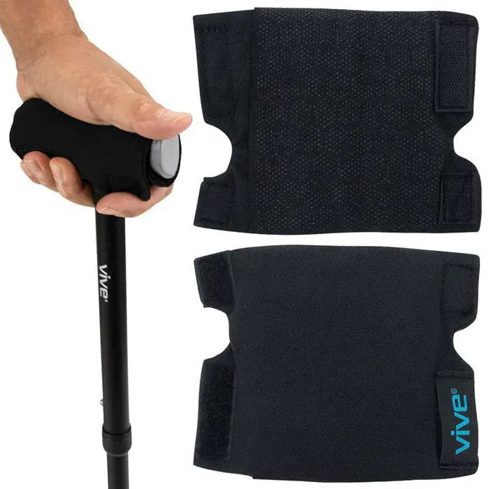Cane Grip Cover Hand Pad Foam Honeycomb Adjustable Washable SupplyingSeniors.com
