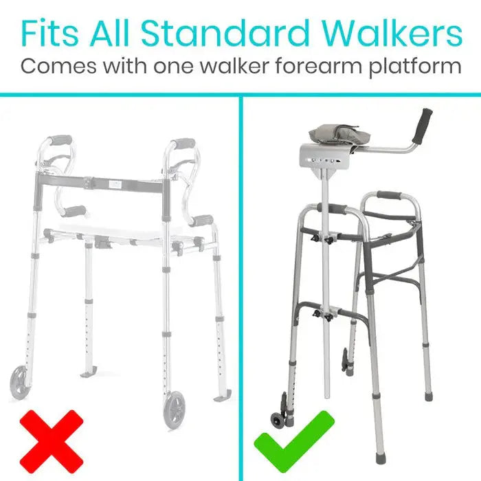 Walker Forearm Platform Armrest – Adjustable Mobility Aid for Support SupplyingSeniors.com