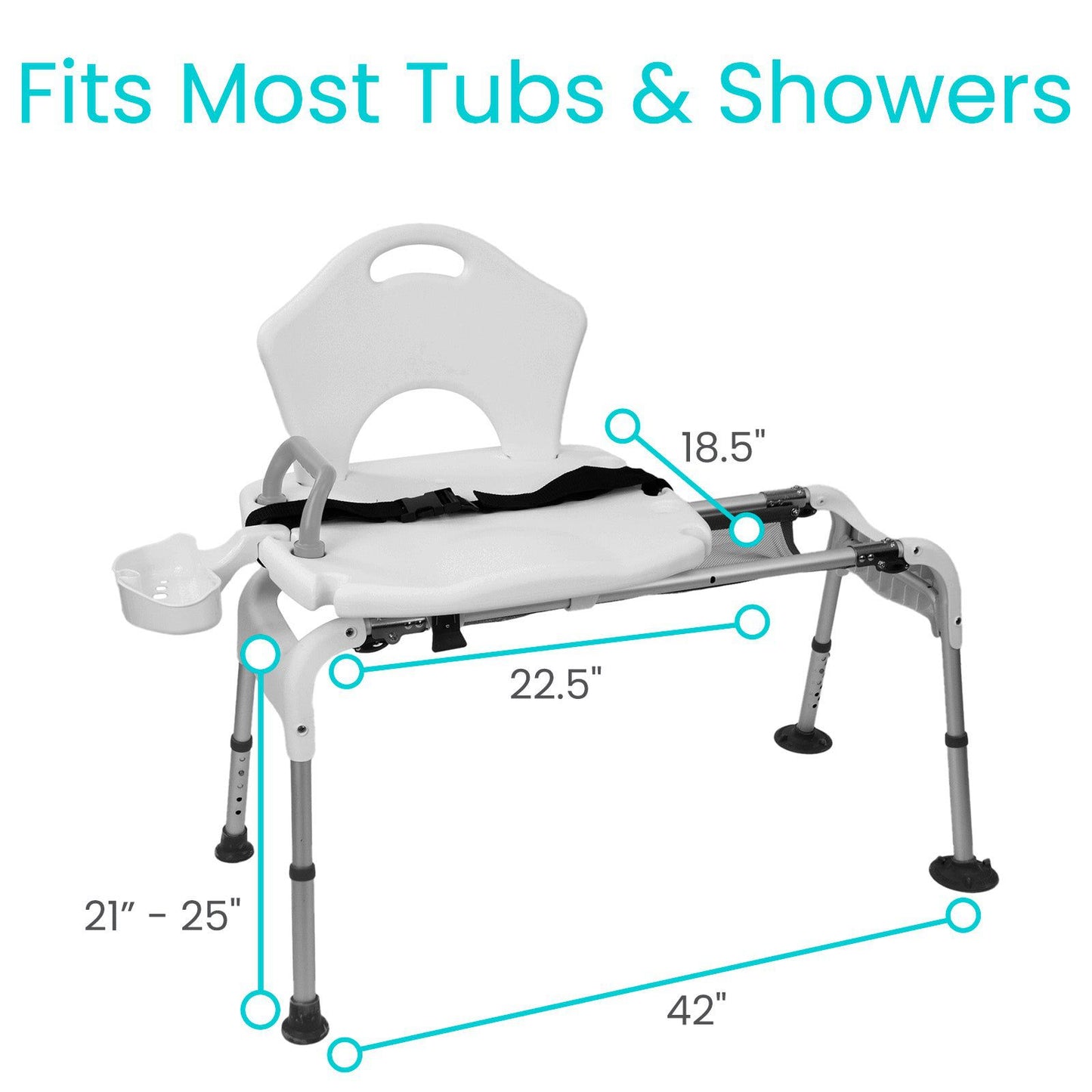 Sliding Shower Chair - SupplyingSeniors.com