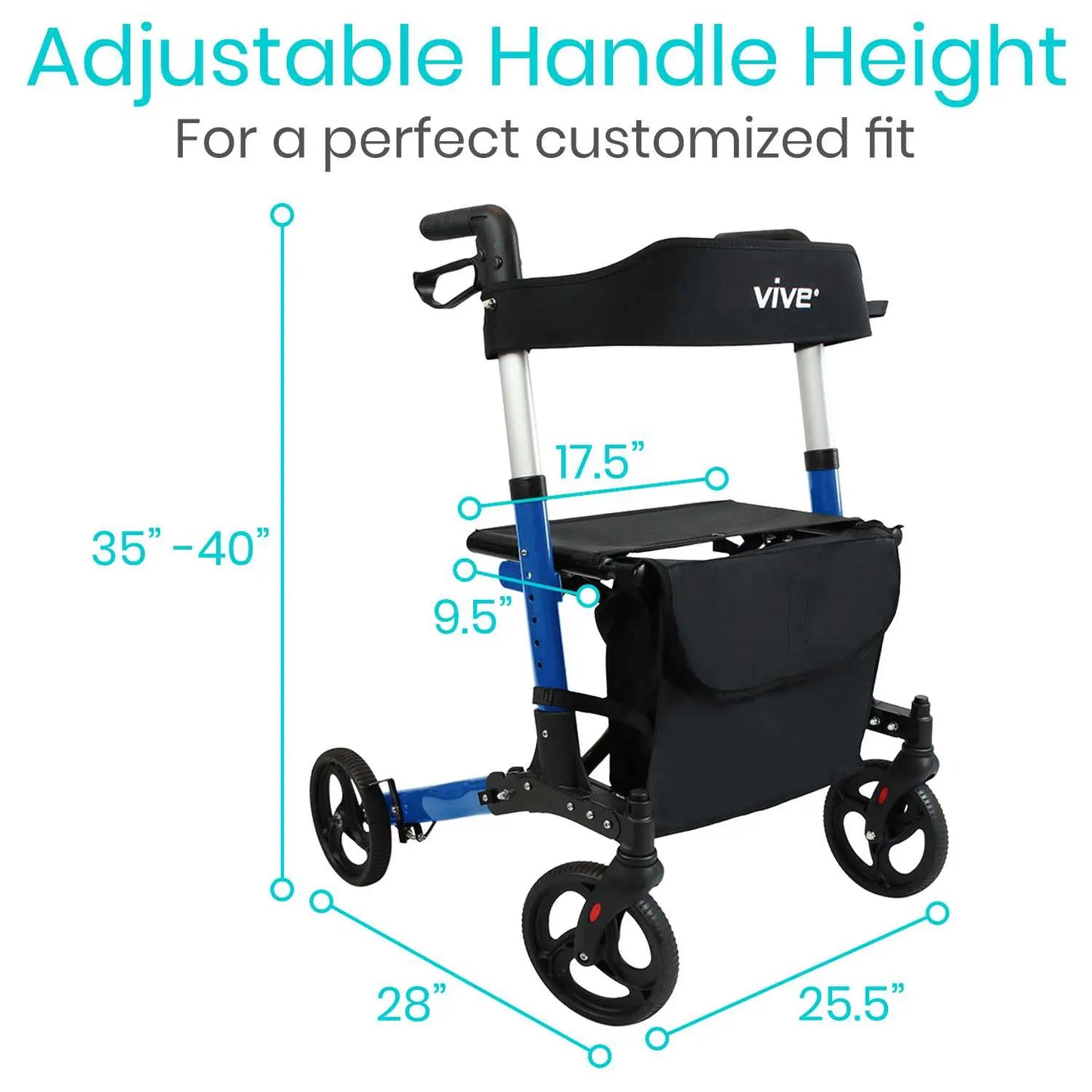 Ultimate Foldable Rollator Bundle - SupplyingSeniors.com