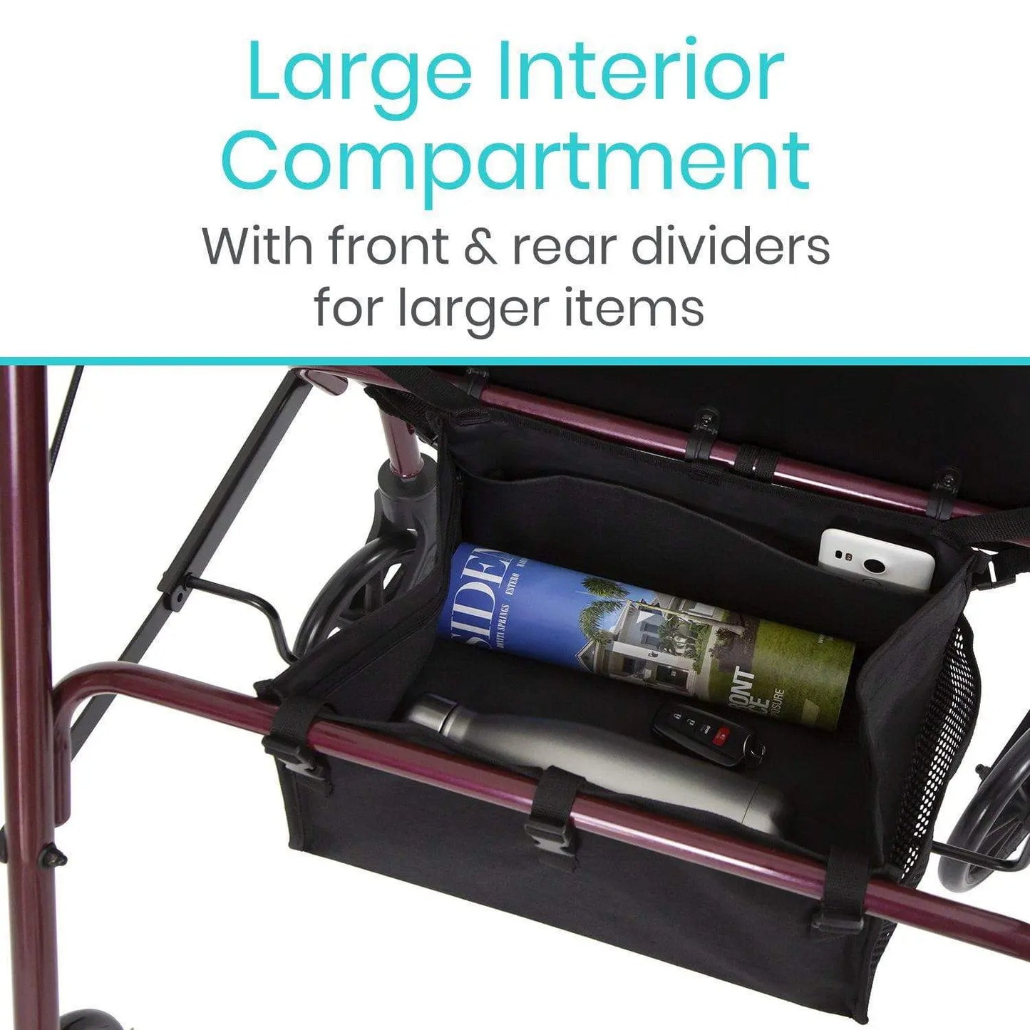 Rollator Seat Bag - SupplyingSeniors.com
