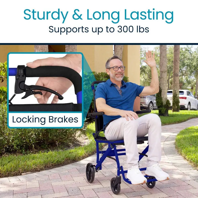 Lightweight Transport Wheelchair - SupplyingSeniors.com