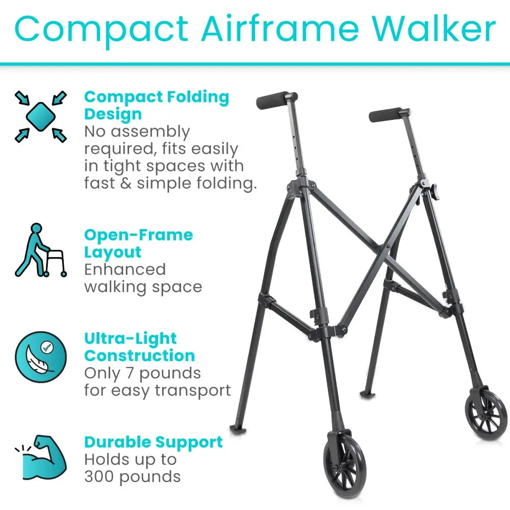 Compact Air Frame Walker - SupplyingSeniors.com