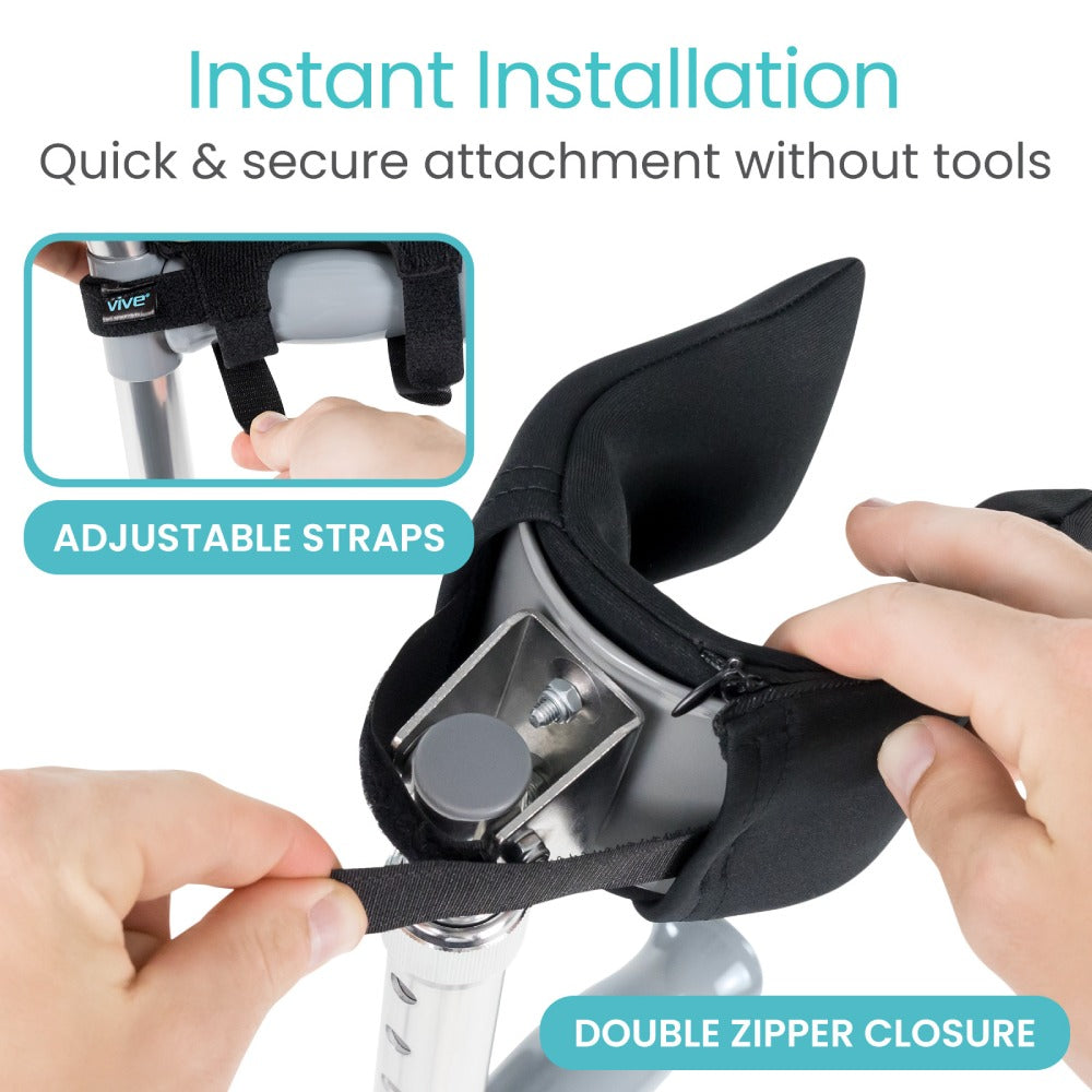 Standard Forearm Crutch Pads - SupplyingSeniors.com