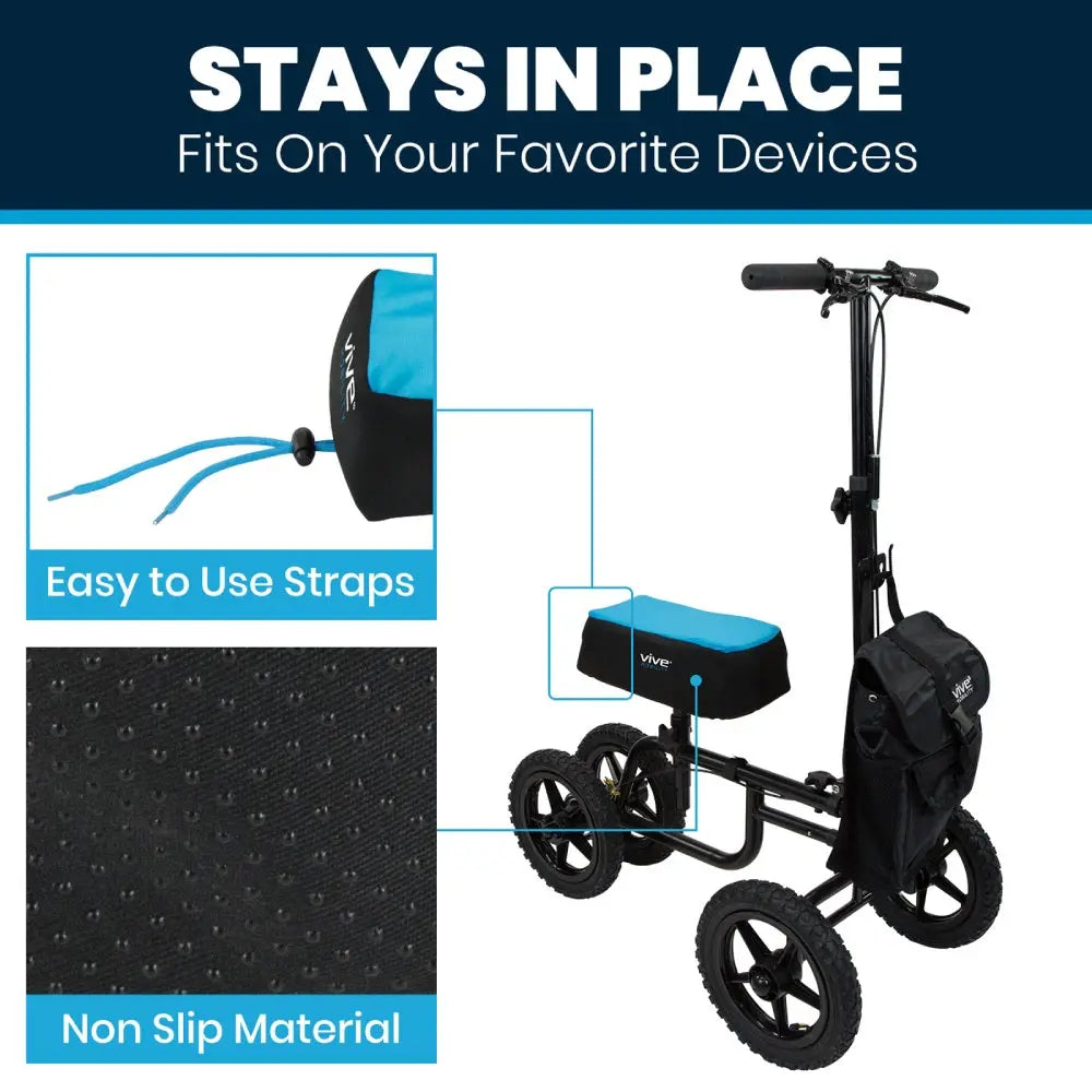 Foam Knee Walker Pad with Comfort Gel - SupplyingSeniors.com