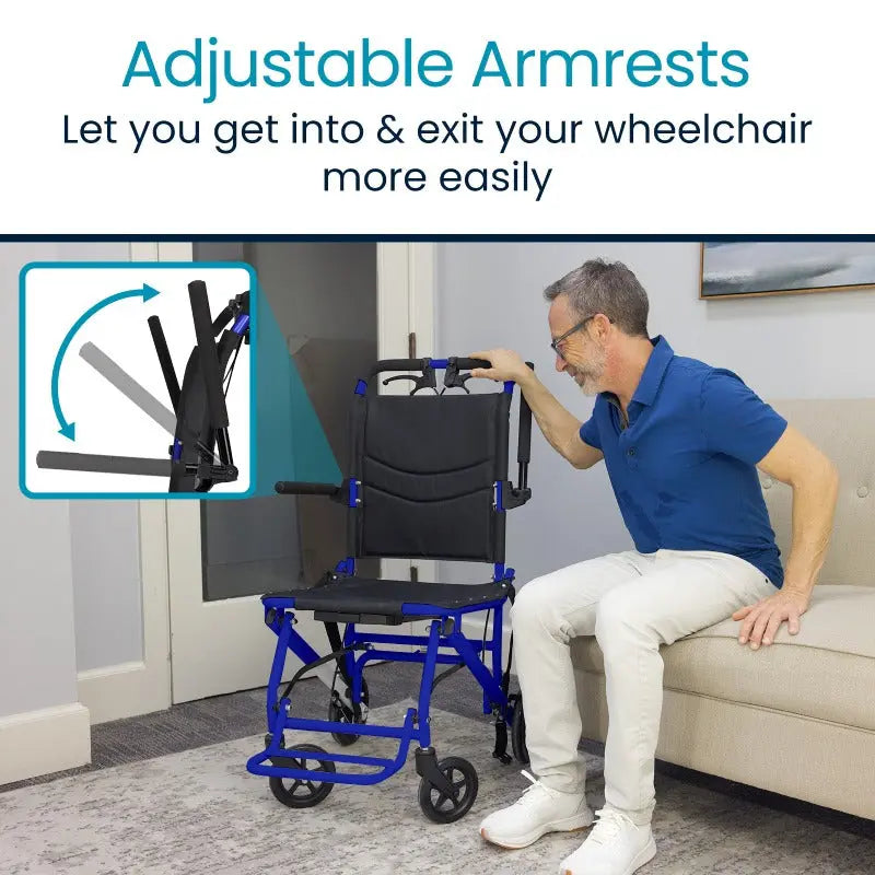 Lightweight Transport Wheelchair - SupplyingSeniors.com
