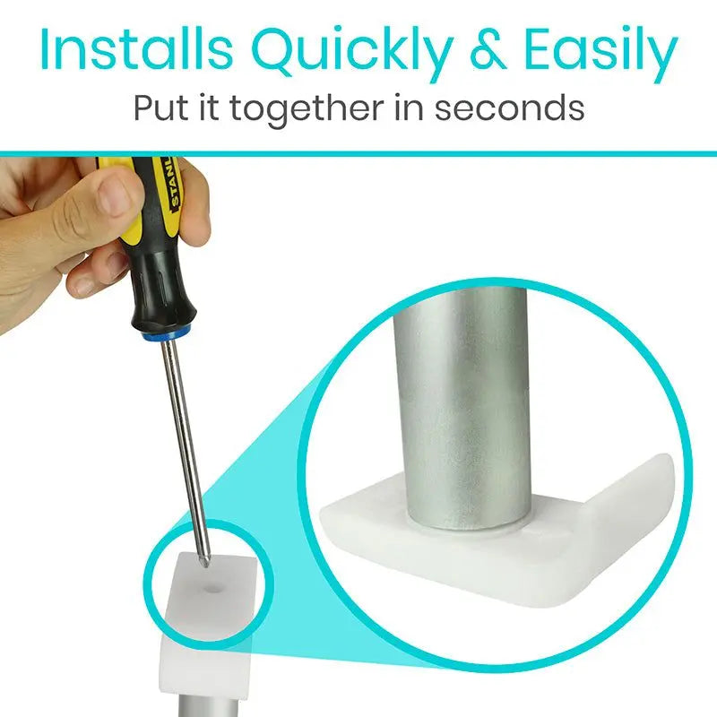 Walker Ski Glides Adjustable With Covers - SupplyingSeniors.com