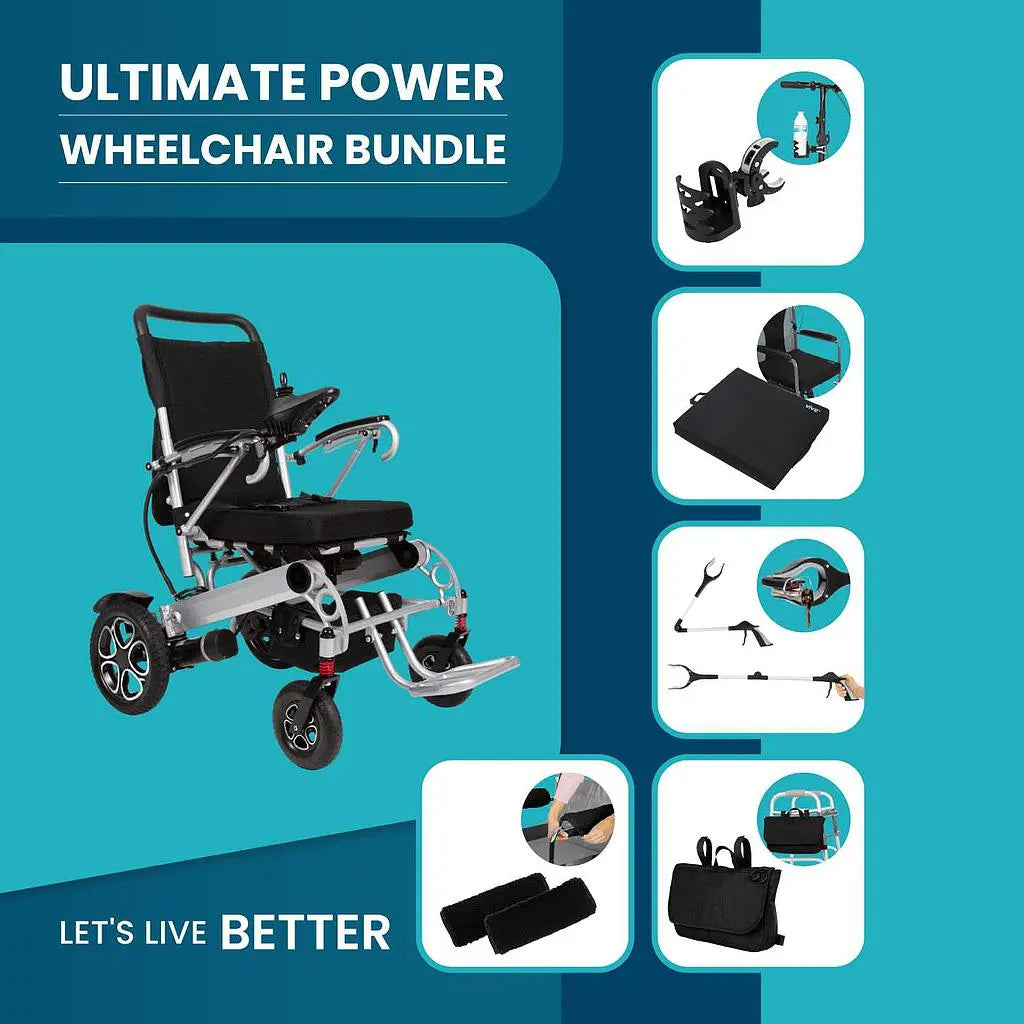 Ultimate Power Wheelchair Bundle - SupplyingSeniors.com
