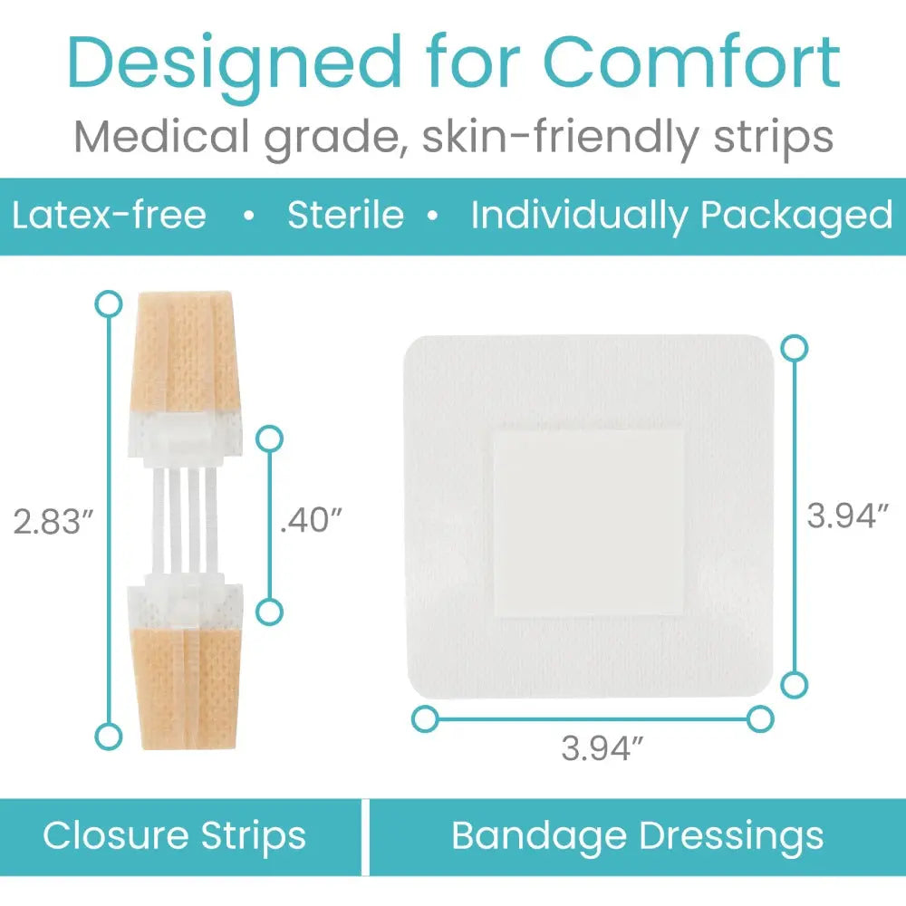Wound Closure Kit (Sterile) Vive Care - SupplyingSeniors.com