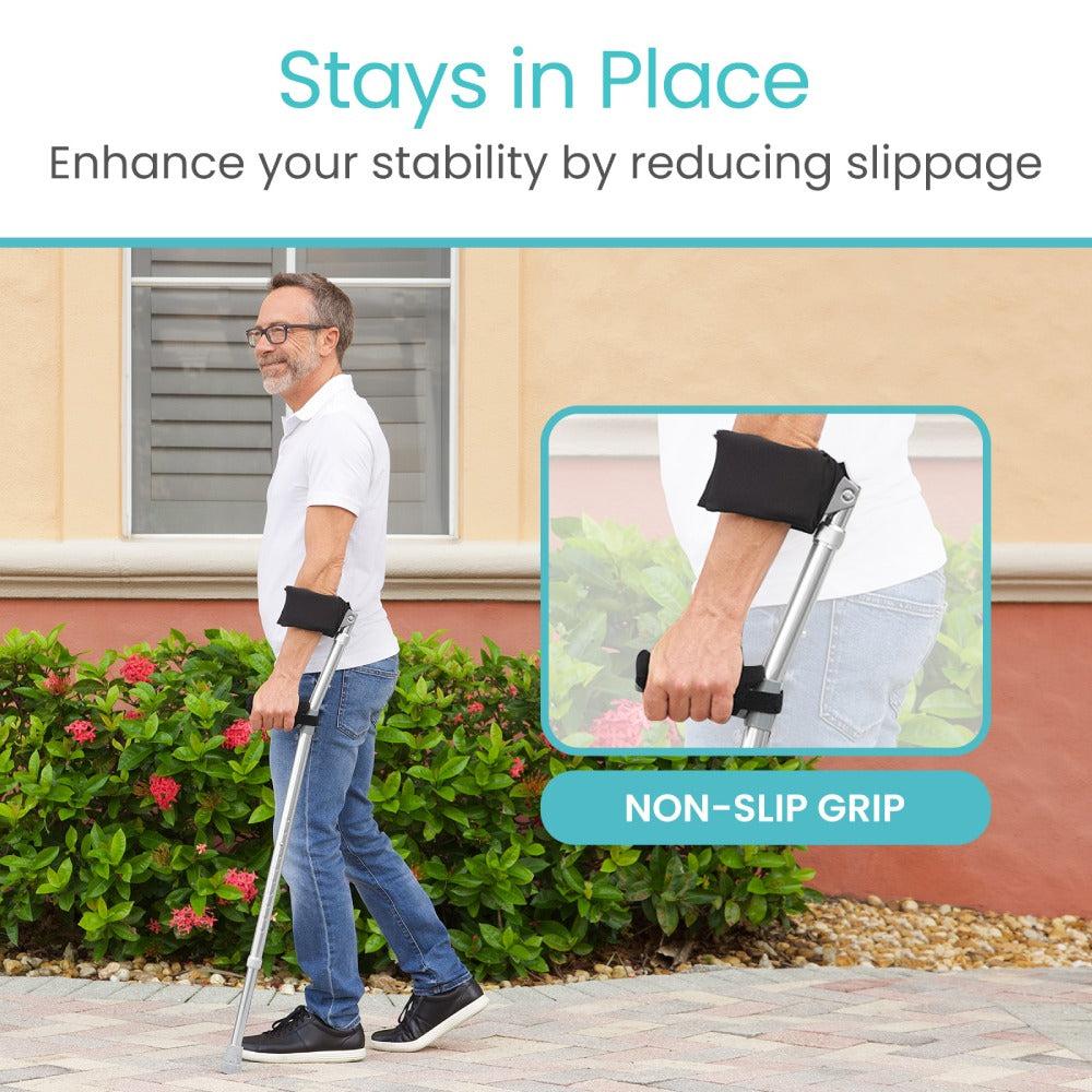 Standard Forearm Crutch Pads - SupplyingSeniors.com
