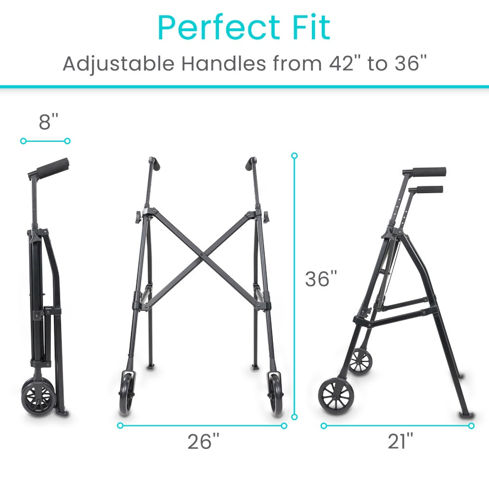 Compact Air Frame Walker - SupplyingSeniors.com