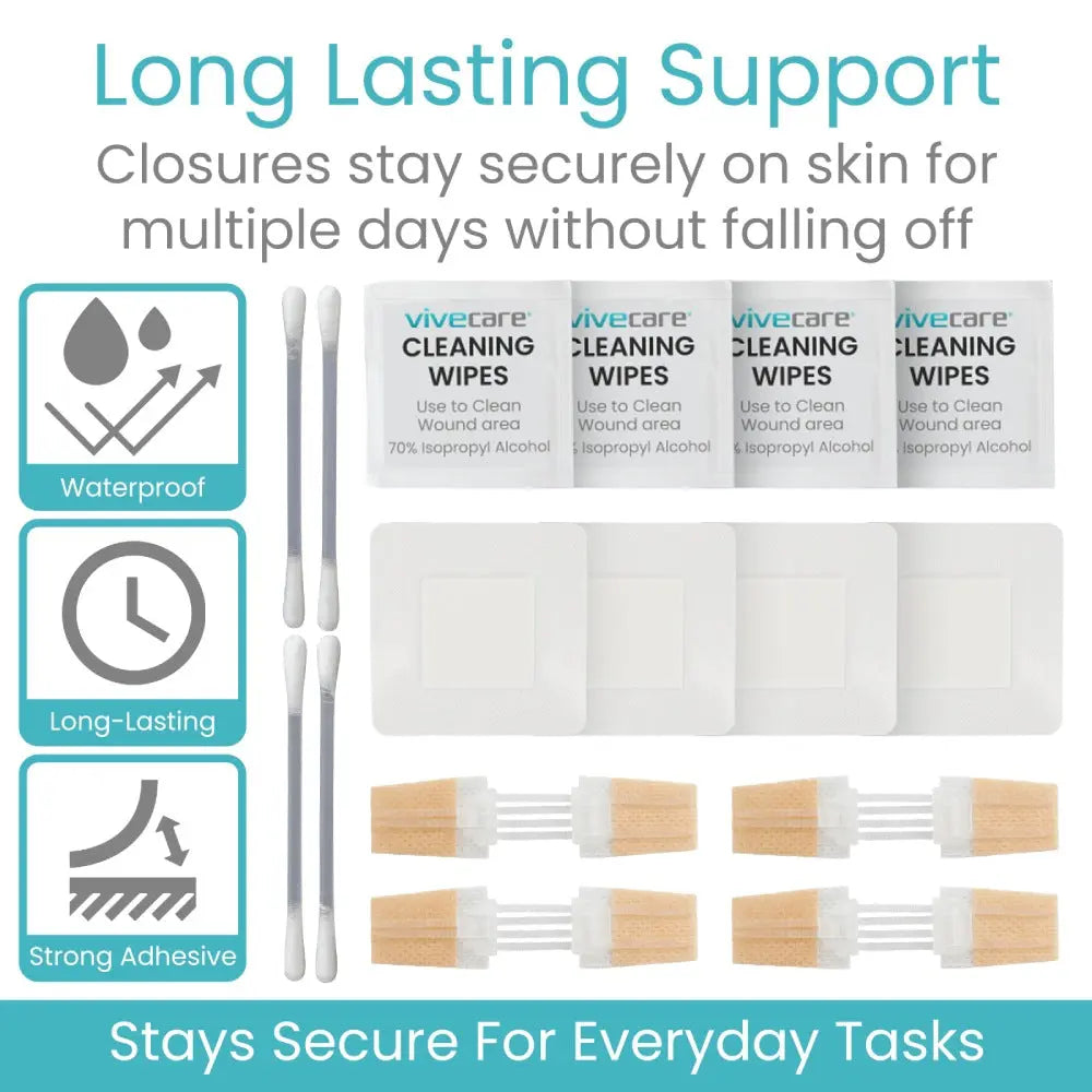 Wound Closure Kit (Sterile) Vive Care - SupplyingSeniors.com