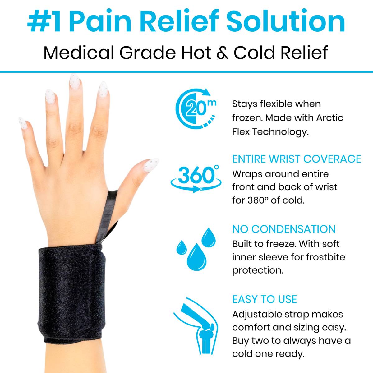 Hot & Cold Wrist Wraps Revolutionary Relief for Every Wrist Condition - SupplyingSeniors.com