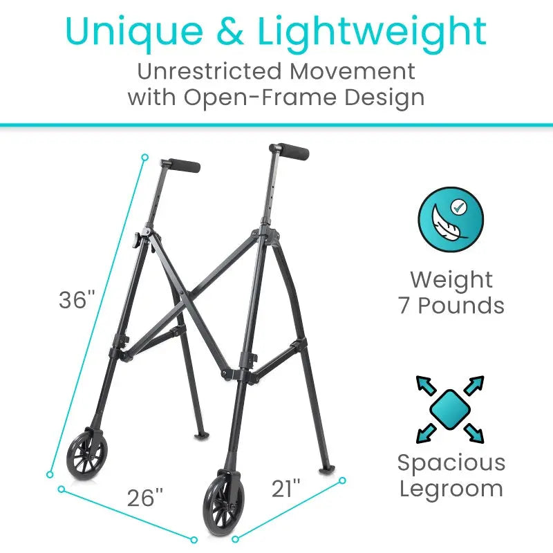 Compact Air Frame Walker - SupplyingSeniors.com