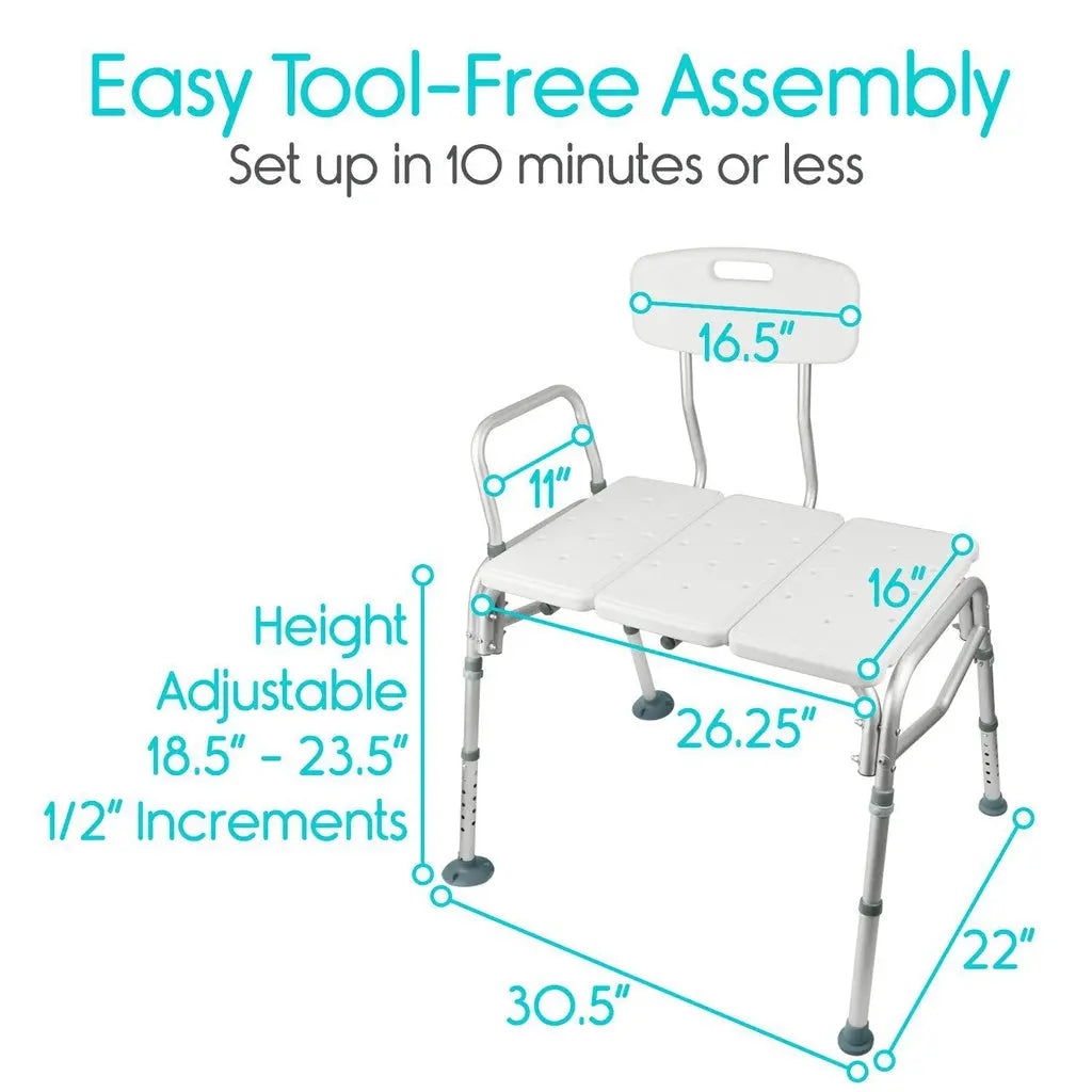 Transfer Bench SupplyingSeniors.com