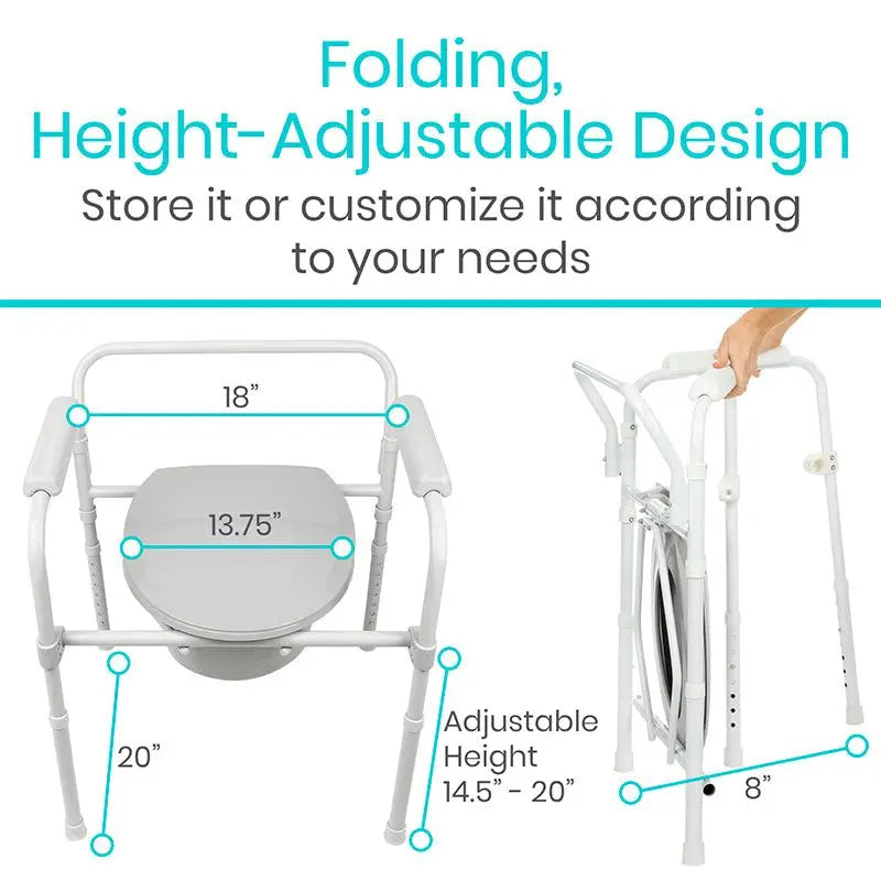 Folding Commode SupplyingSeniors.com