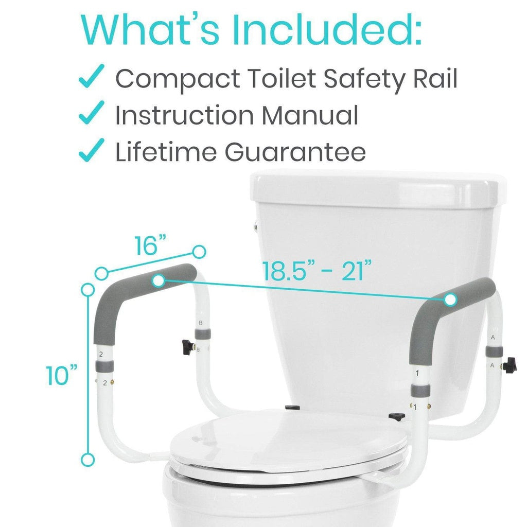 Compact Toilet Rail SupplyingSeniors.com