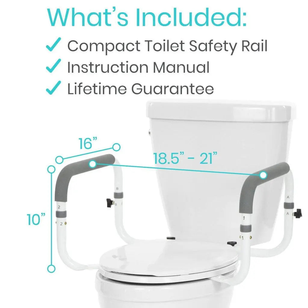 Compact Toilet Rail SupplyingSeniors.com