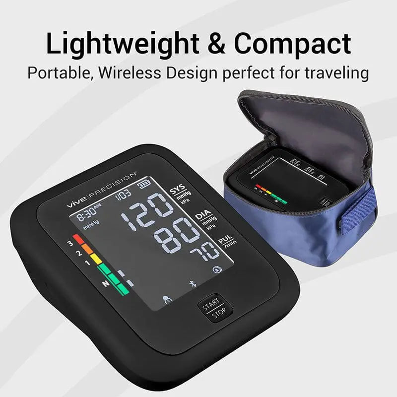 Blood Pressure Monitor Single Button Smart PhoneCompatible SupplyingSeniors.com