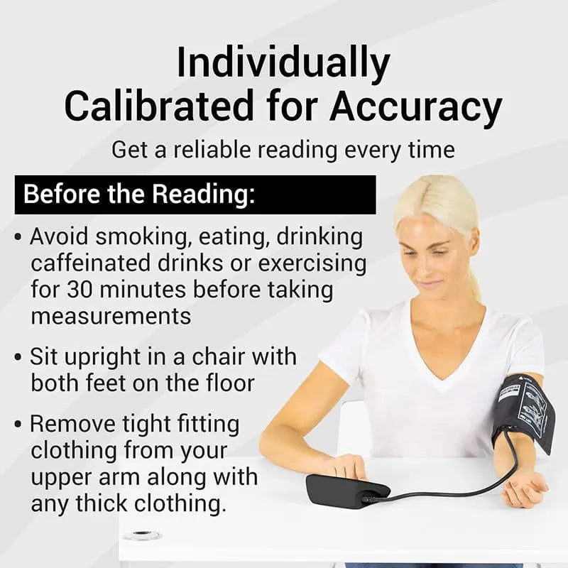Blood Pressure Monitor Single Button Smart PhoneCompatible SupplyingSeniors.com