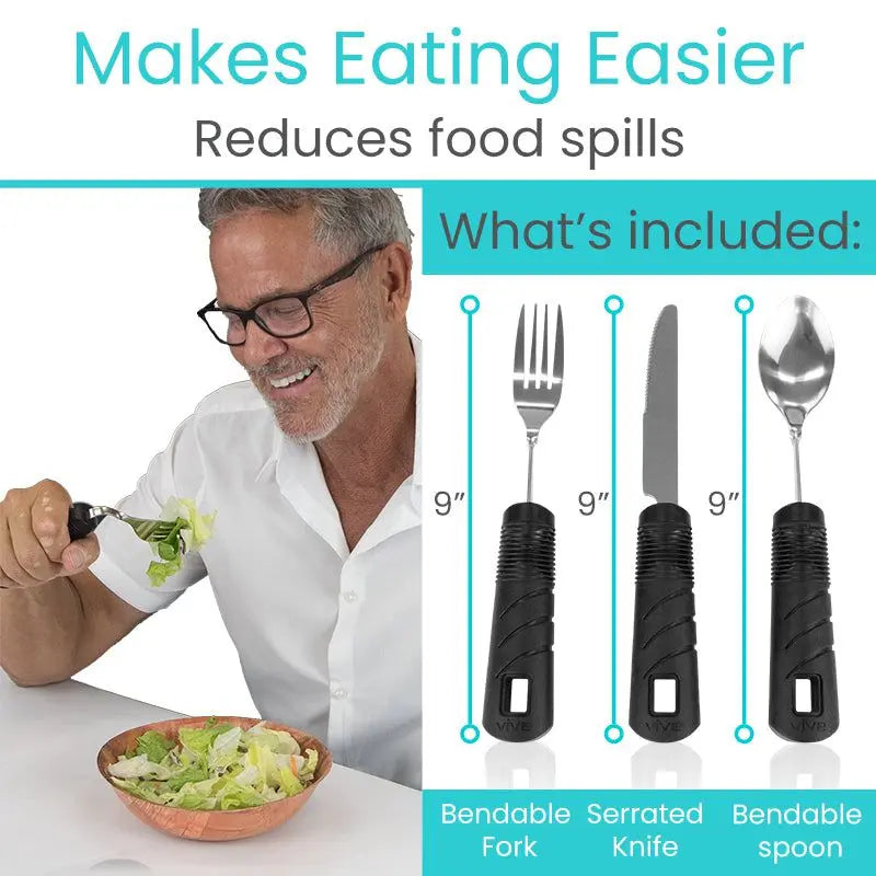Bendable Adaptive Utensil Set SupplyingSeniors.com