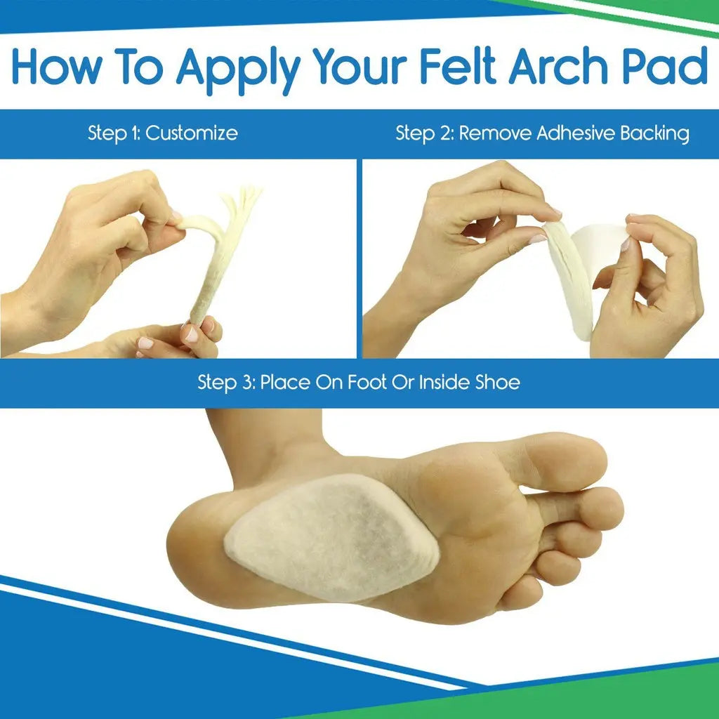 Felt Arch Pads SupplyingSeniors.com