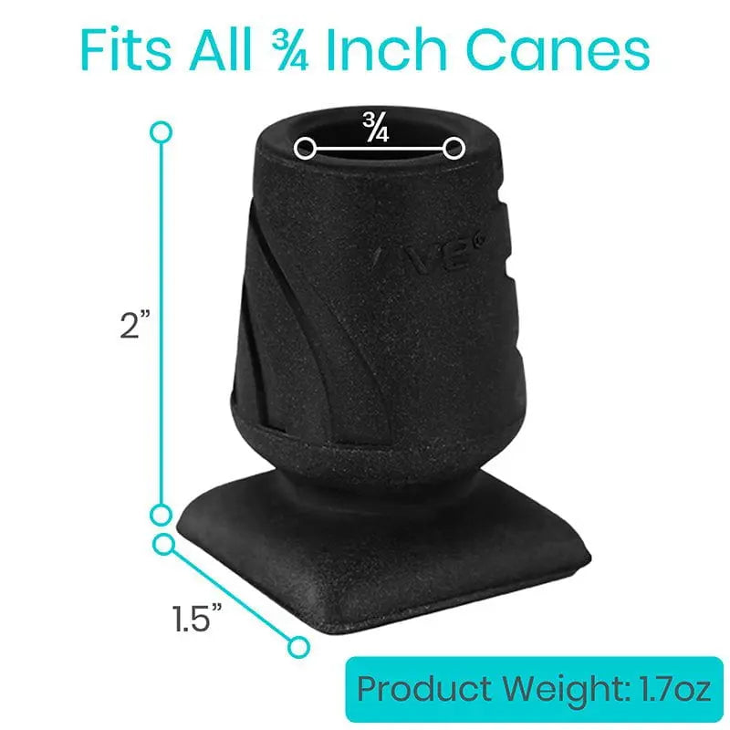 Shock Absorbing Cane Tip (2 Pack) SupplyingSeniors.com