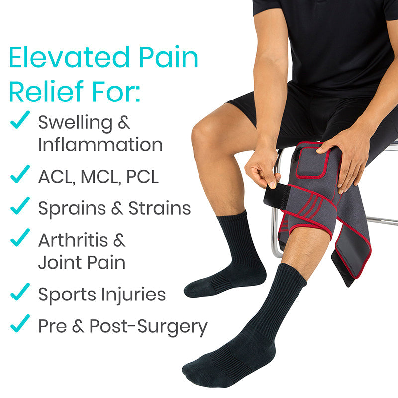 Heated Massaging Knee Brace SupplyingSeniors.com