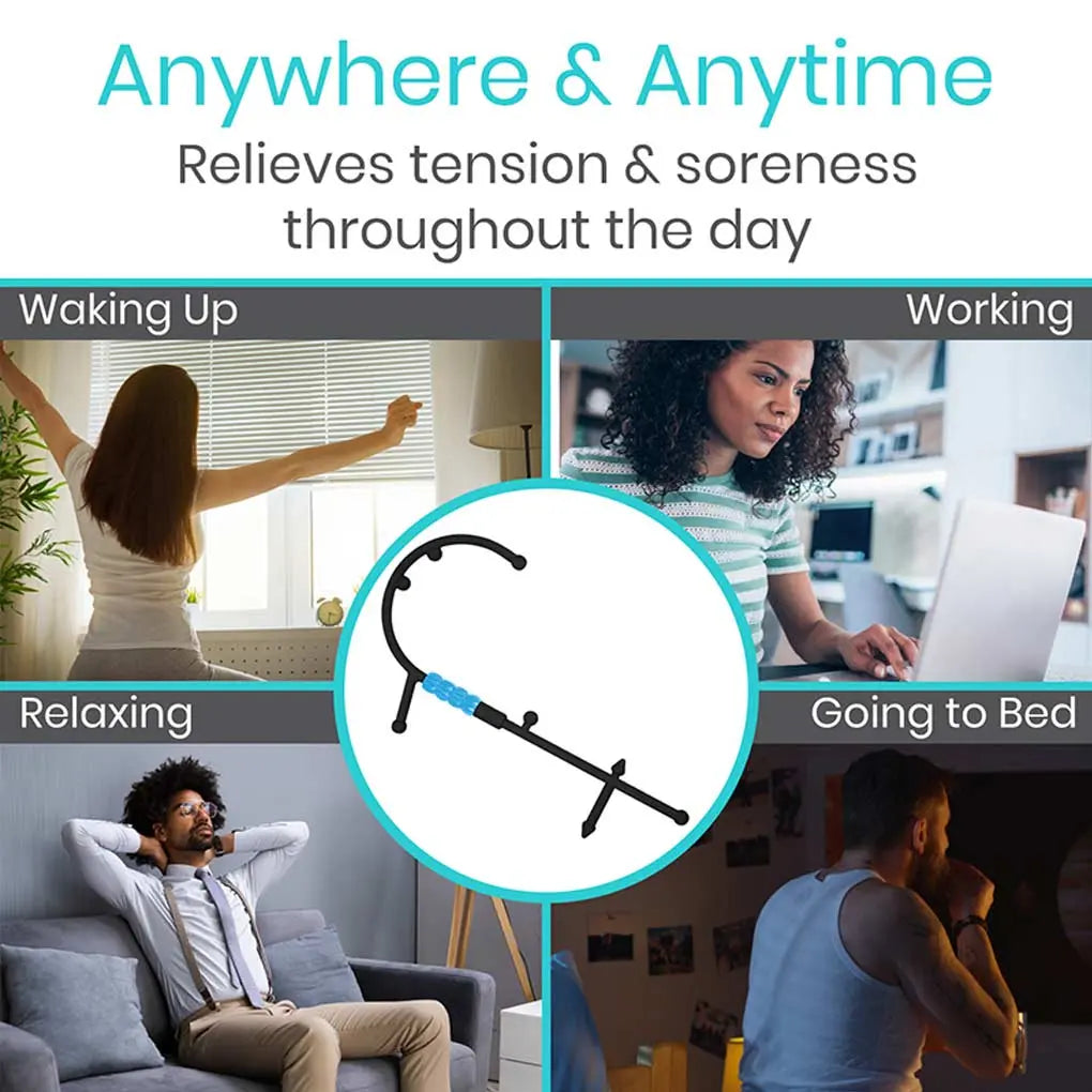 Massage Cane with Interchangeable Heads - SupplyingSeniors.com