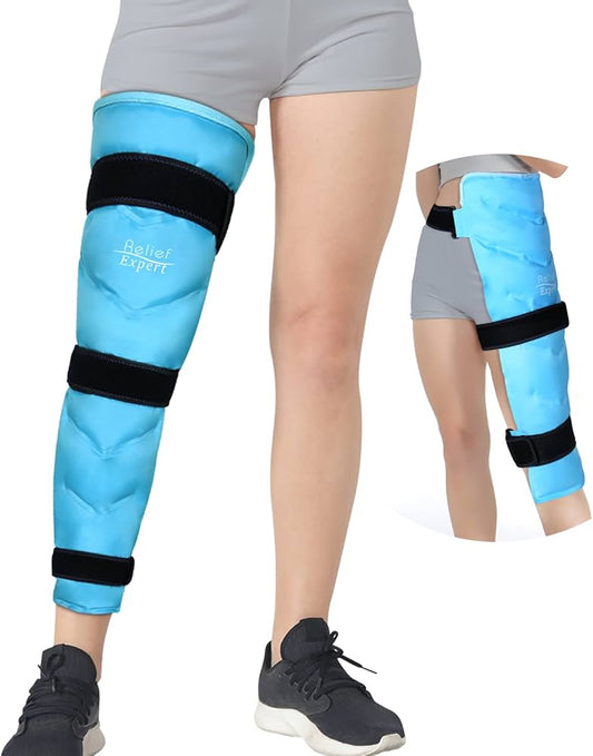 Experience Relief with Our Leg Ice Pack: Targeted Cold & Heat Therapy for Leg Pain and Swelling