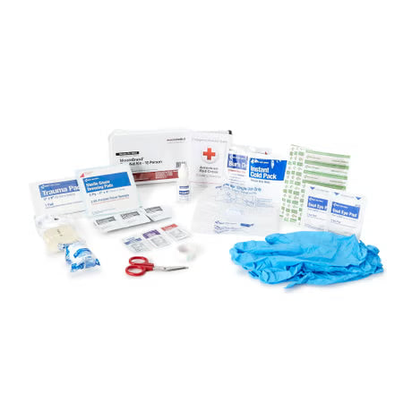 McKesson First Aid Kit 10 Person, Plastic Case