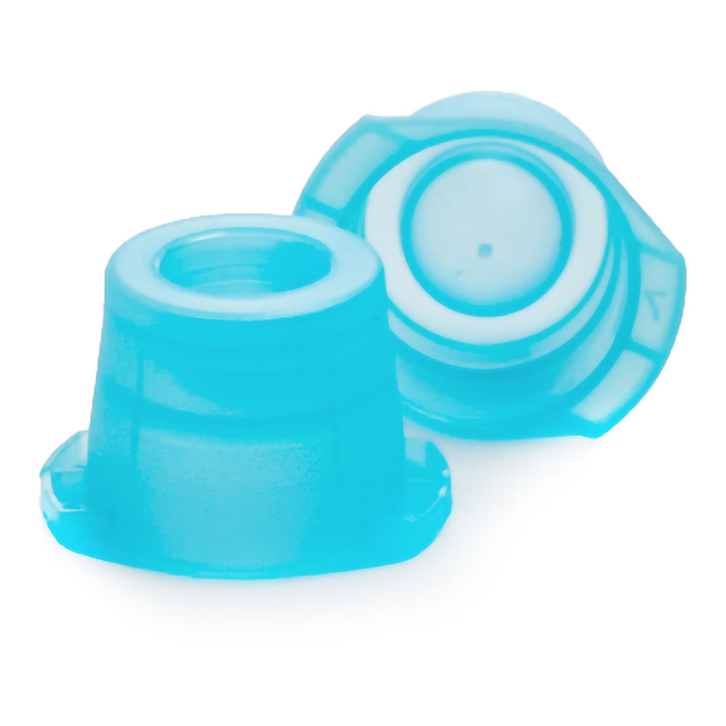 Tube Closure McKesson Snap Cap Double Thumb Tab 12 to 16 mm Diameter NonSterile Blue CAP, SNAP UNIV POLY BLU (1000/BG)