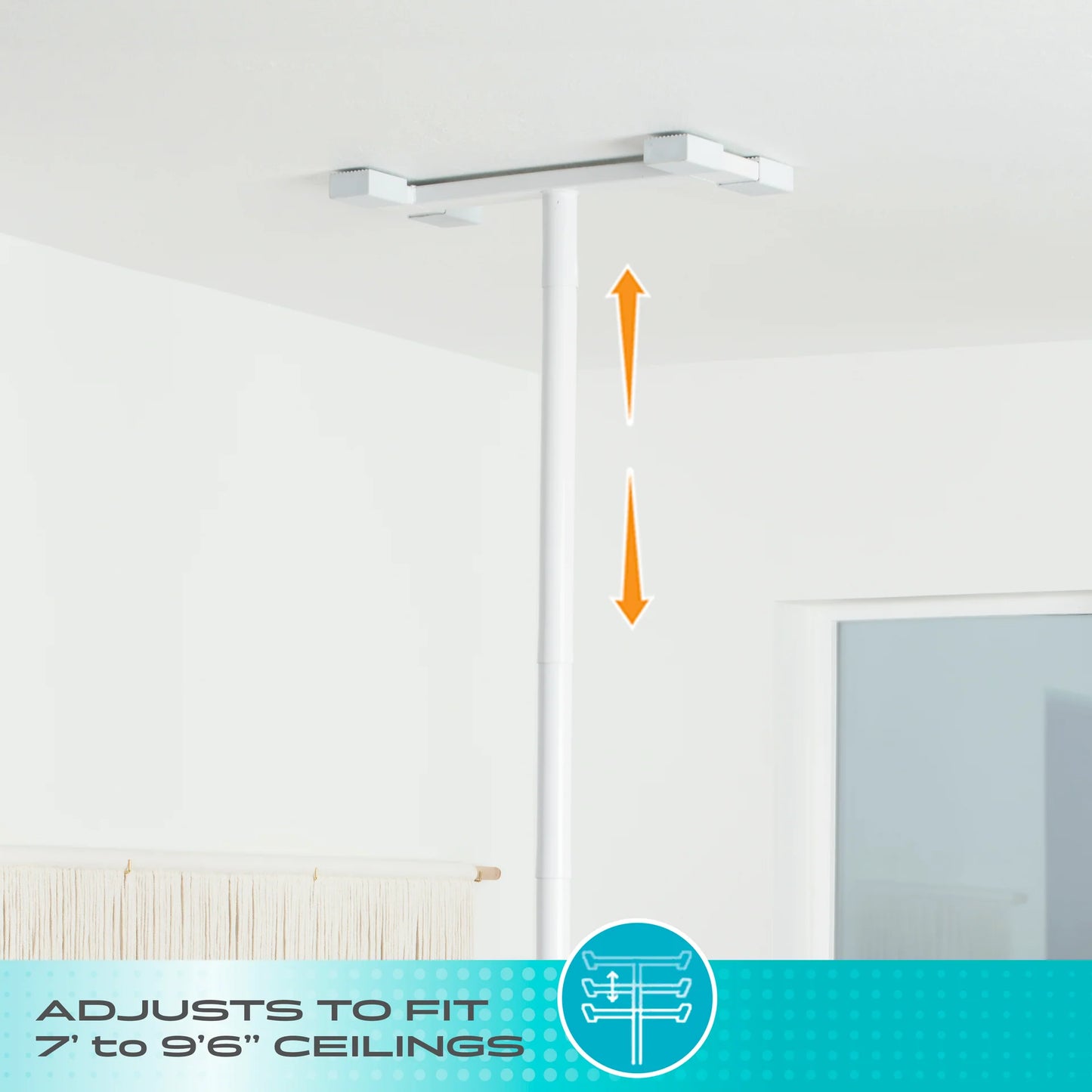 Stander Wonder Pole - White / Black