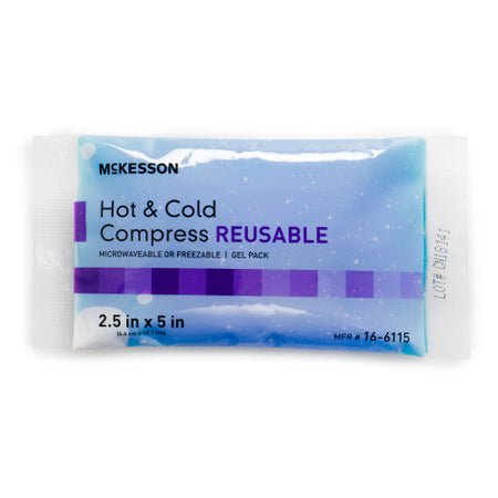 McKesson Hot/Cold Pack X-Small 2-1/2 x 5" Gel, Reusable