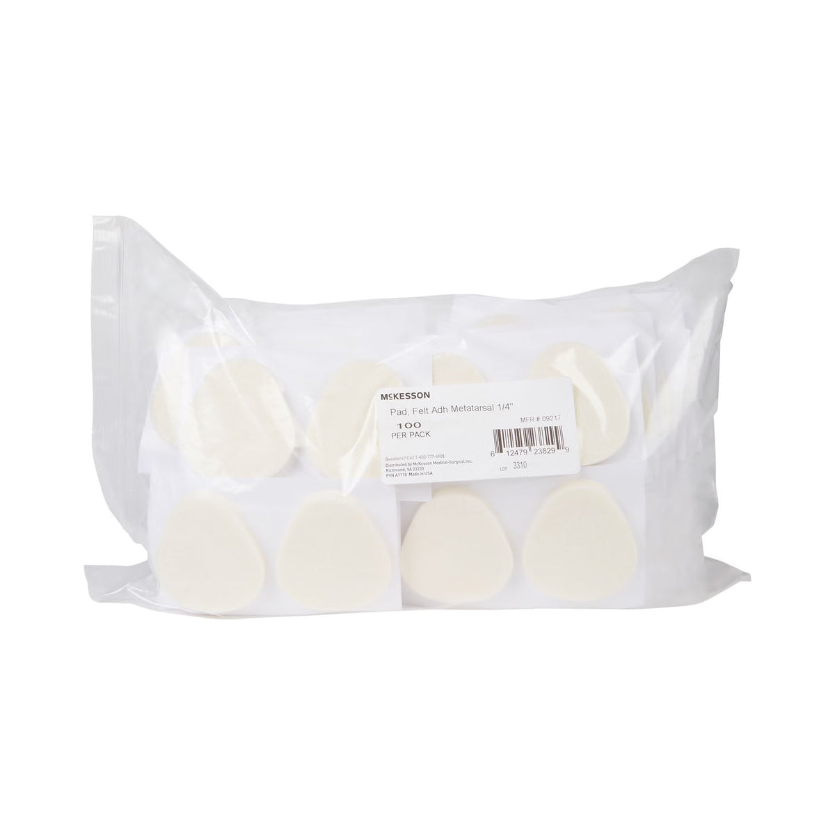 McKesson Adhesive Protective Foot Pads – Size 106, Cushioning Relief