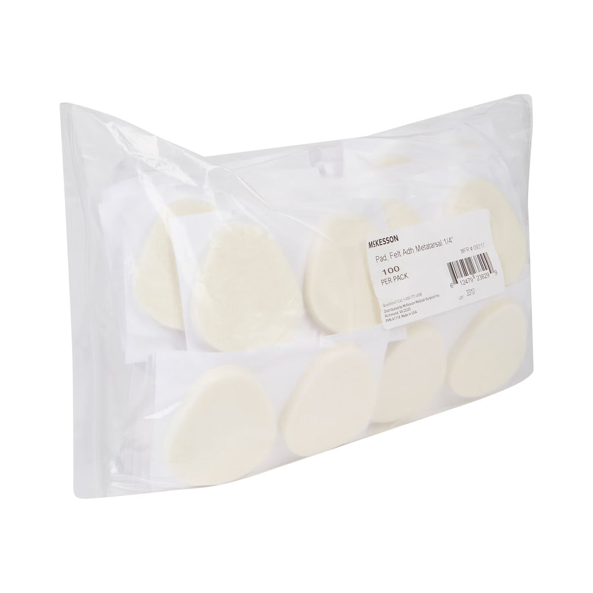 McKesson Adhesive Protective Foot Pads – Size 106, Cushioning Relief