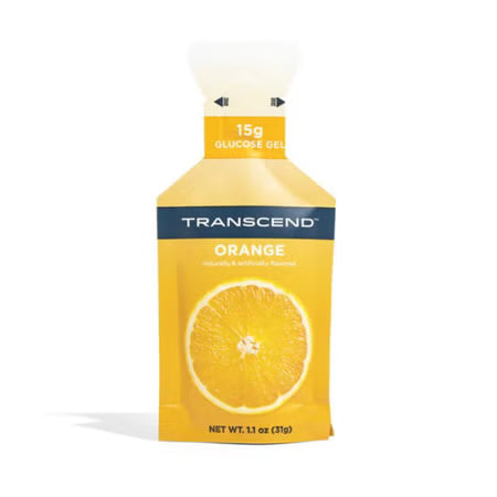 Transcend Glucose Gel, Orange - 3 Pack