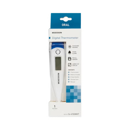 McKesson Digital Stick Thermometer, 10-Second Readout