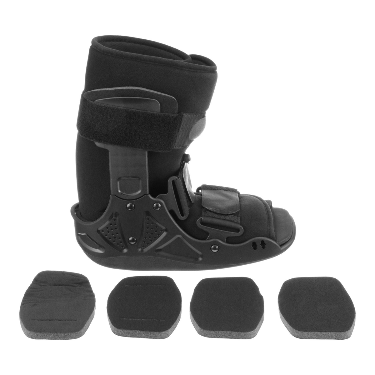 McKesson Short Pneumatic Air Walker Boot – Low Profile Orthopedic Walking Boot, Adult Medium