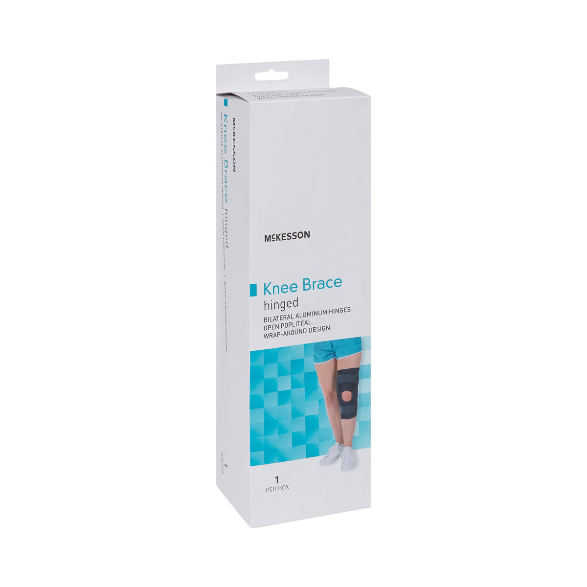 McKesson Wraparound Knee Brace with D-Ring Straps – Large (20.5" - 23"), Left or Right Knee