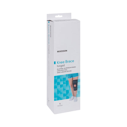 McKesson Wraparound Knee Brace with D-Ring Straps – Large (20.5" - 23"), Left or Right Knee