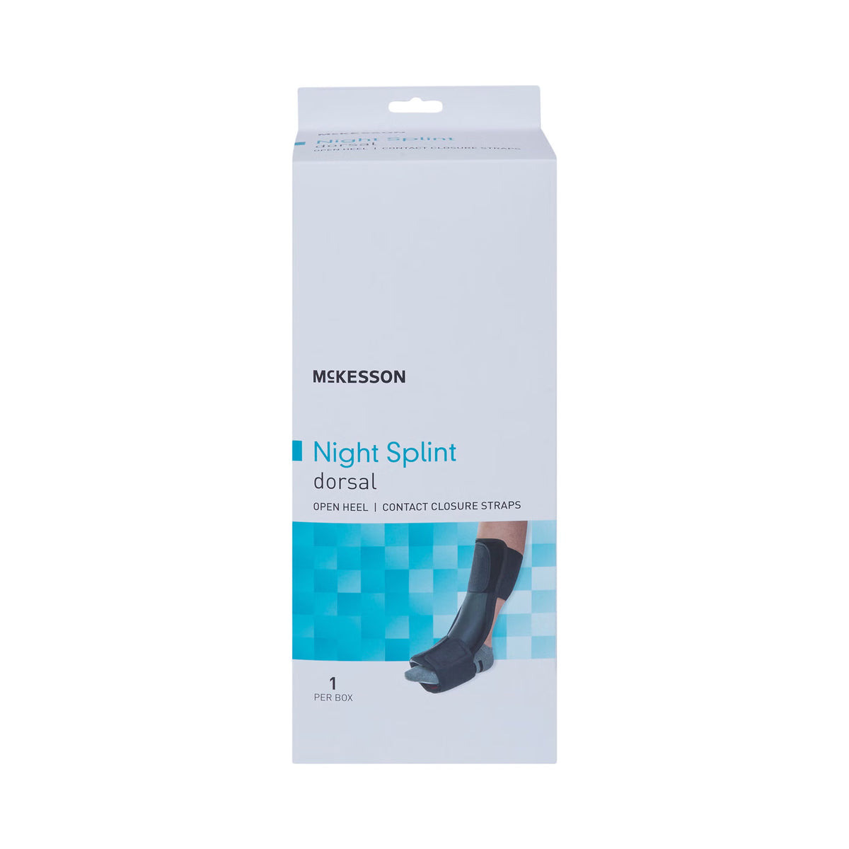 Dorsal Night Splint McKesson Large / X-Large Hook and Loop Strap Closure Foot