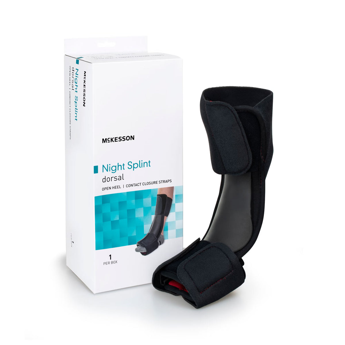 Dorsal Night Splint McKesson Large / X-Large Hook and Loop Strap Closure Foot