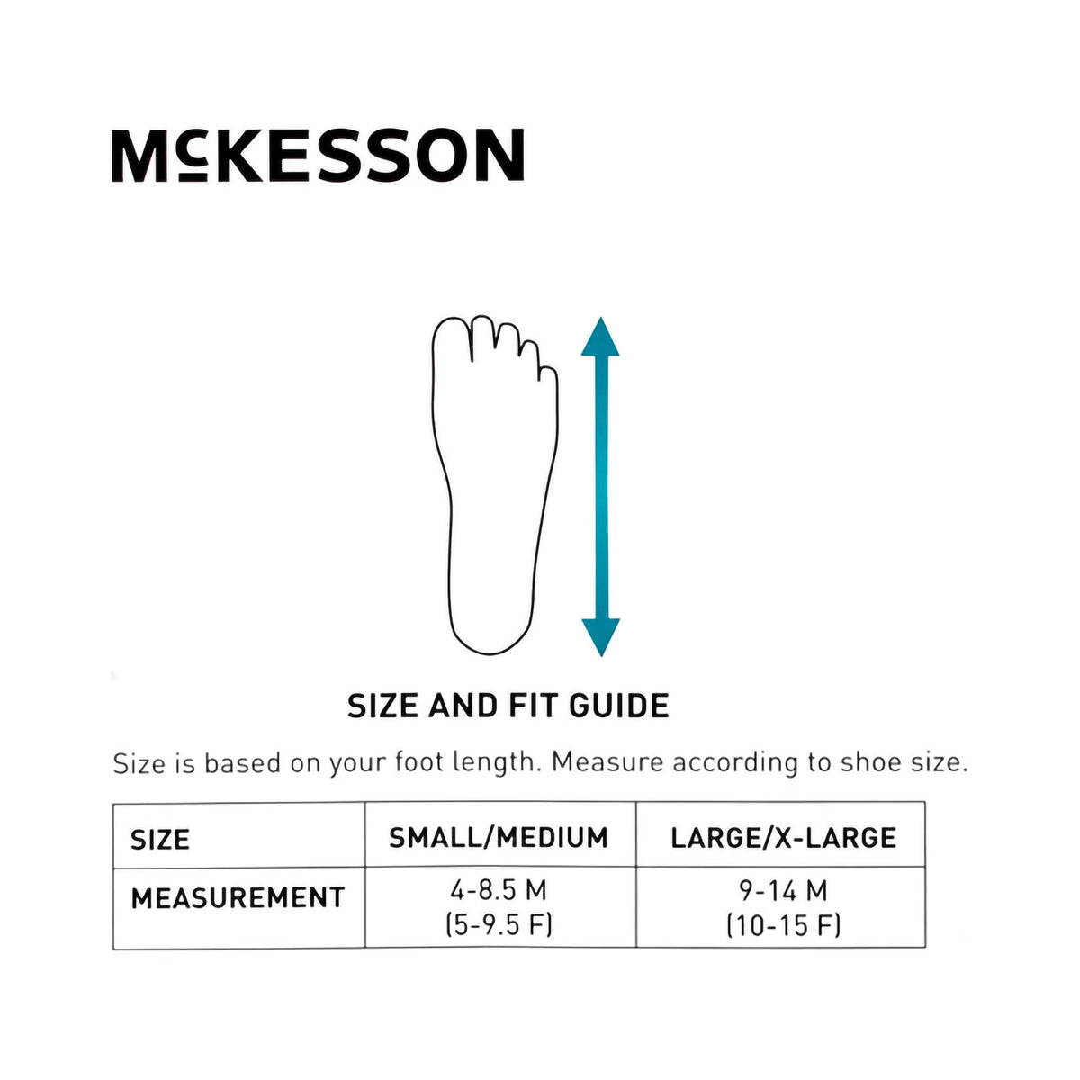 Dorsal Night Splint McKesson Large / X-Large Hook and Loop Strap Closure Foot