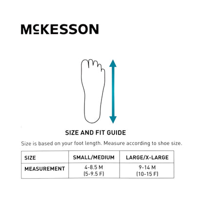 Dorsal Night Splint McKesson Large / X-Large Hook and Loop Strap Closure Foot
