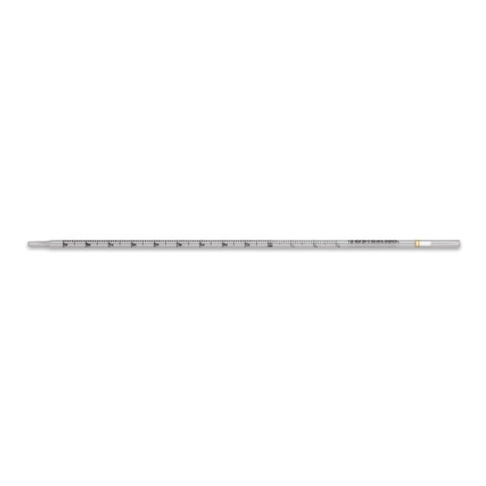 Serological Pipette McKesson 25 mL 0.2 mL Graduation Increments / 10 mL Negative Graduations Sterile PIPETTE, SEROLOGICAL STD TIP STR RED BAND 25ML (200/CS)