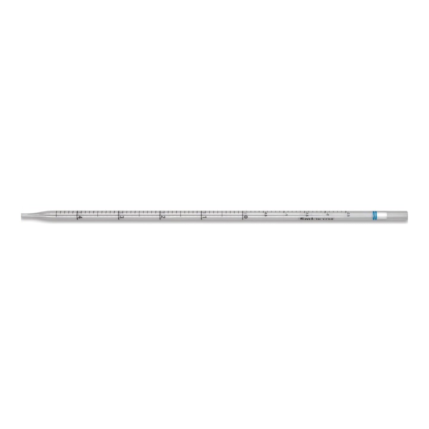 Serological Pipette McKesson 25 mL 0.2 mL Graduation Increments / 10 mL Negative Graduations Sterile PIPETTE, SEROLOGICAL STD TIP STR RED BAND 25ML (200/CS)