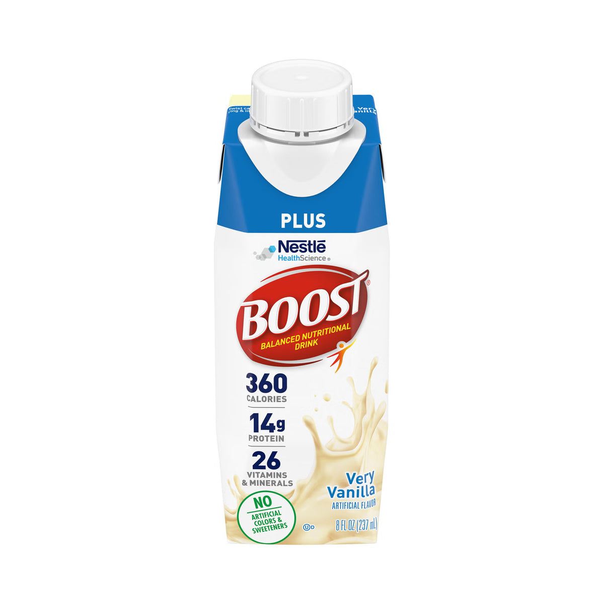 Oral Supplement Boost Plus® Very Vanilla 8 oz. Bottle