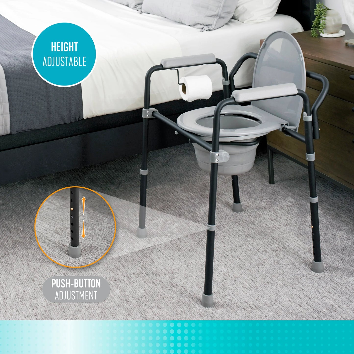 Stander Universal Bedside Commode